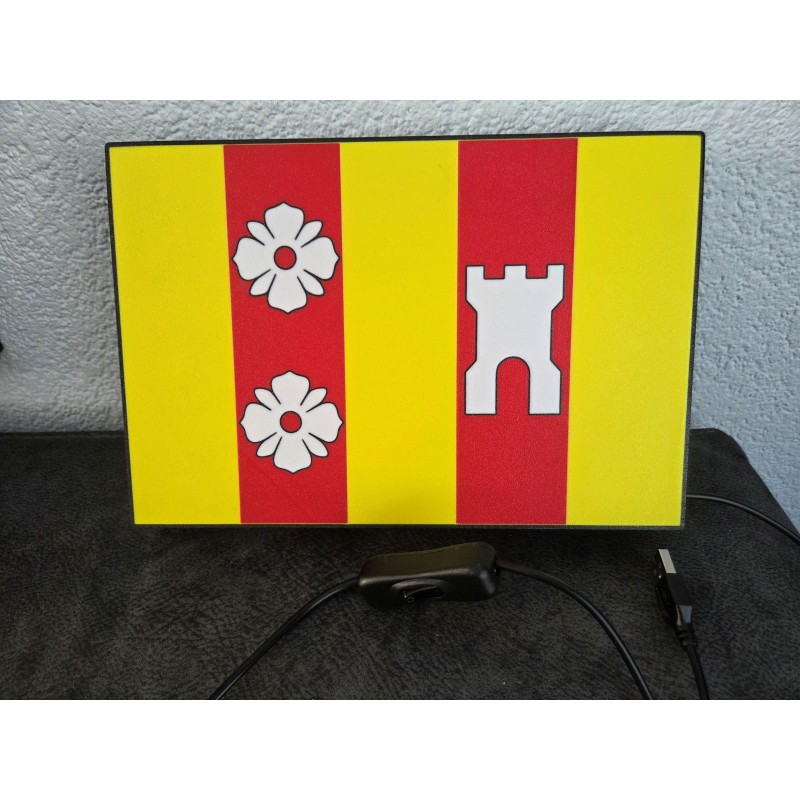 Led lamp wapen van Rozenburg