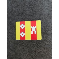 Koelkastmagneet – Vlag van Rozenburg (7,5 x 5,5 cm)